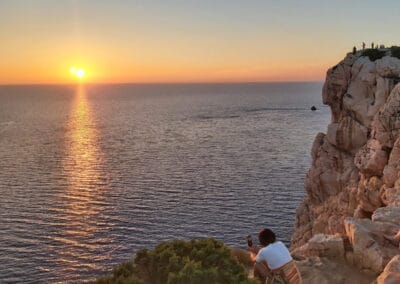 Sardinia Solarlag vid sjo